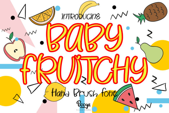 Baby Fruitchy: A Playful Font for Branding and Design