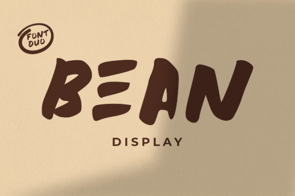 Bean: A Bold Display Font for Creative Projects