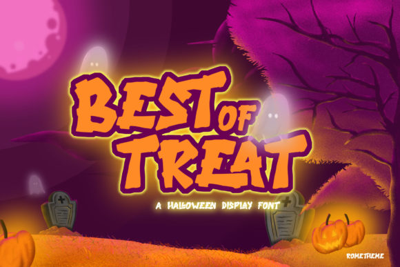 Best of Treat Font Review for Spooky Design Projects