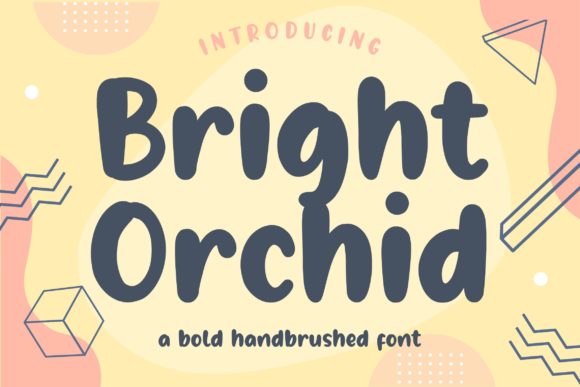Bright Orchid: A Playful Font for Branding and Design
