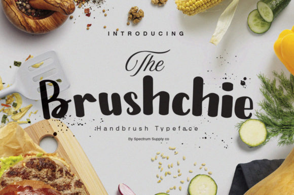 Brushchie: A Simple Display Font for Polished Branding