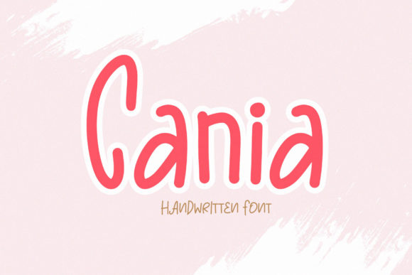 Cania: A Sweet Display Font for Creative Branding Projects