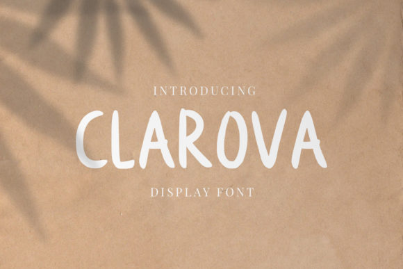 Clarova Font: A Versatile Display Type for Modern Design