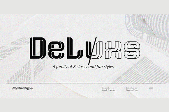 DeLuxs: A Modern Display Font for Contemporary Web Design