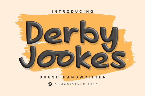 Derby Jookes: A Playful Display Font for Creative Makers