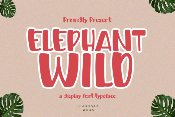 Elephant Wild: A Joyful Display Font for Branding