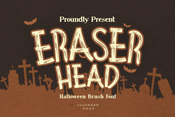 Eraser Head: A Halloween-Inspired Display Font for Editorial Design