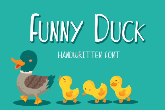 Funny Duck Font for Casual Branding and Display Needs