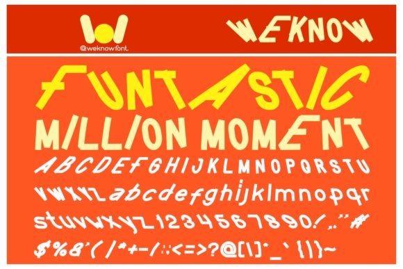 Funtastic Million Moment: A Joyful Font for Business Branding