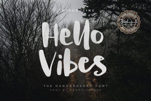 Hello Vibes Display Font for Modern Web Design