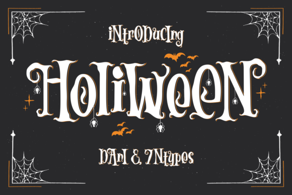 Holiween Font for Bold Editorial Designs