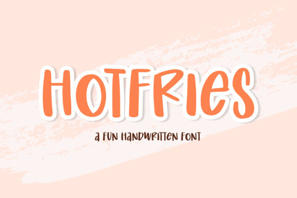 Hotfries Font for Handmade Projects and Creative Branding