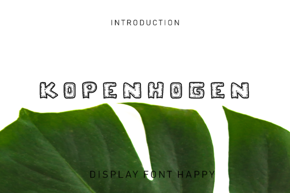 Kopenhogen: A Display Font with a Playful Touch