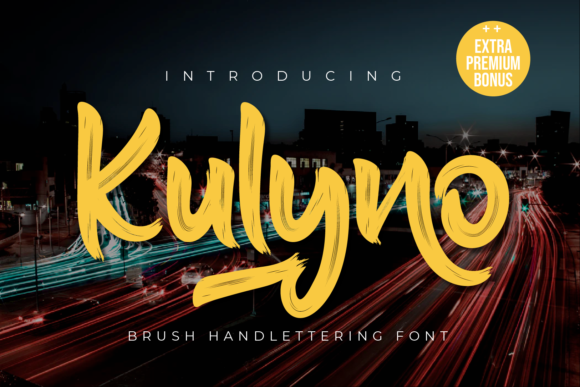 Kulyno: A Flowing Display Font for Editorial Elegance