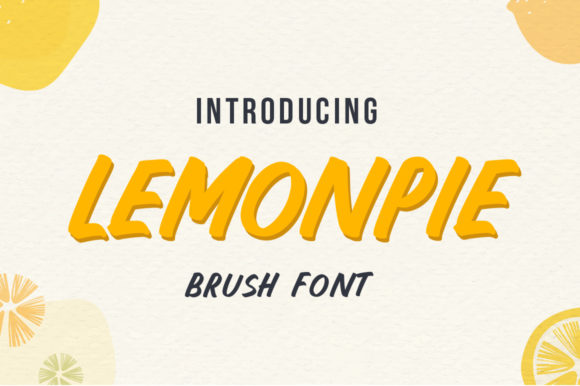 Lemonpie Font: A Bold Display Font for Creative Projects