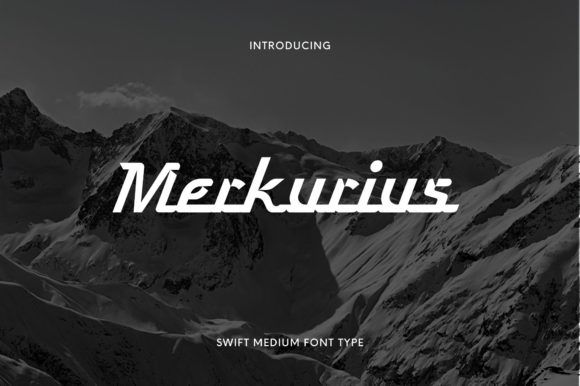 Merkurius: A Bold Display Font for Editorial Design