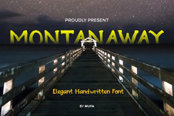 Montanaway: A Simple and Neat Display Font for Creative Projects