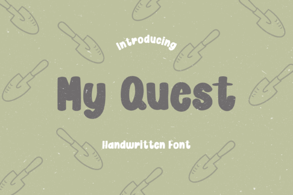My Quest: A Bold Display Font for Standout Campaigns