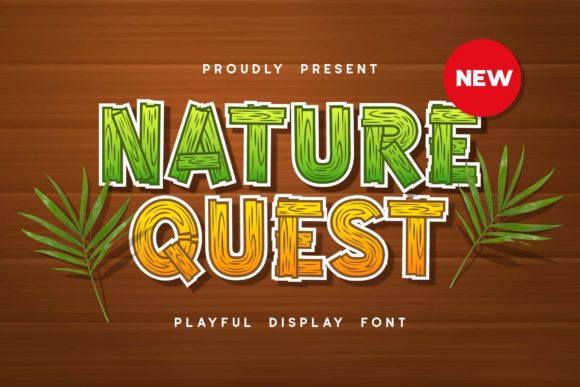 Nature Quest: A Display Font That Breathes Life into Editorial Design