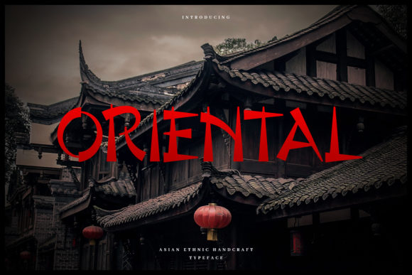 Oriental Display Font for Bold Branding and Visual Impact