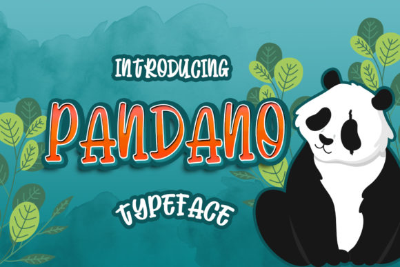 Pandano: A Joyful Display Font for Creative Projects