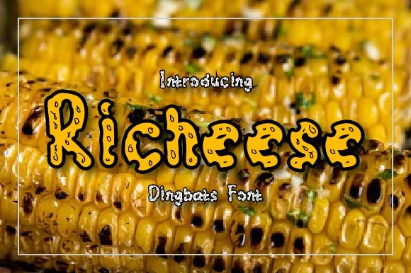 Richeese Font for Creative Display and Branding
