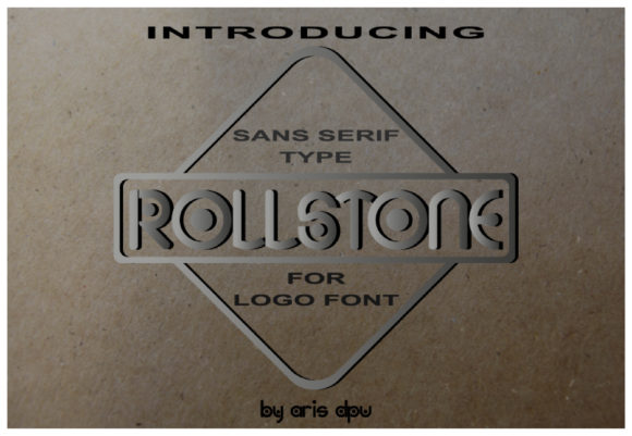 Rollstone: A Simple Display Font That Elevates Branding