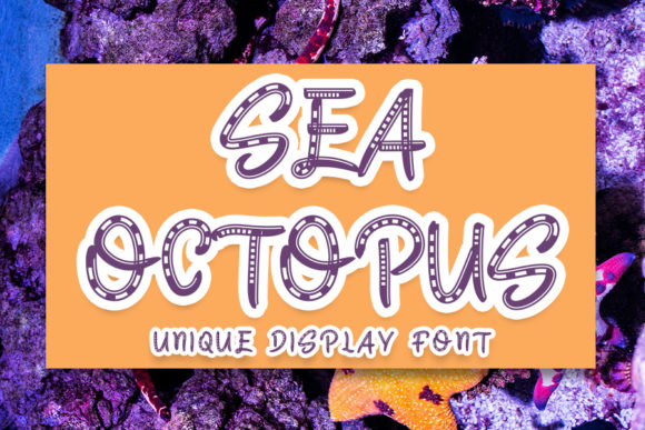 Sea Octopus: A Friendly Display Font for Creative Publishing