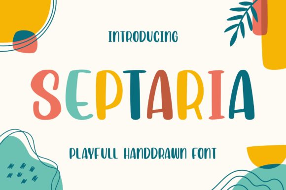 Septaria: A Playful Display Font for Creative Projects