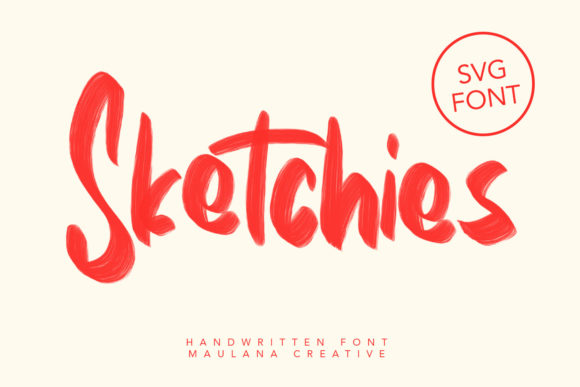 Sketchies: A Display Font That Elevates Handmade Creations