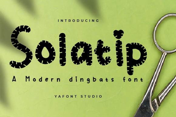 Solatip: A Display Font That Transforms Brand Identity