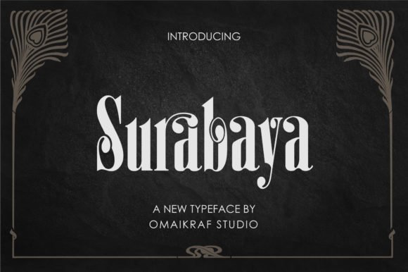 Surabaya: A Display Font That Elevates Branding