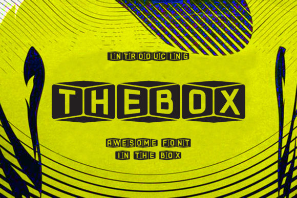 The Box Font: A Bold Display Typeface for Modern Design