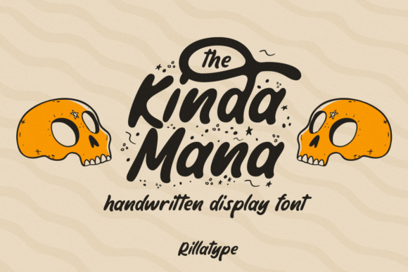 The Kinda Mana: A Vintage-Inspired Display Font for Creative Projects