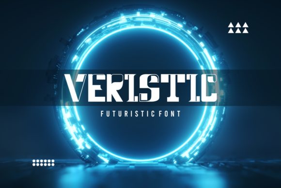 Veristic: A Futuristic Display Font for Bold Branding