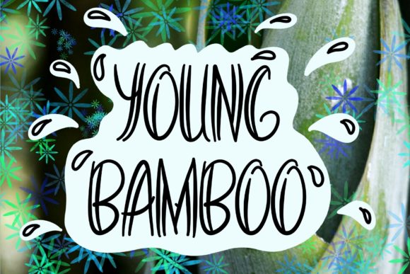 Young Bamboo: A Display Font for Elegant Branding Projects